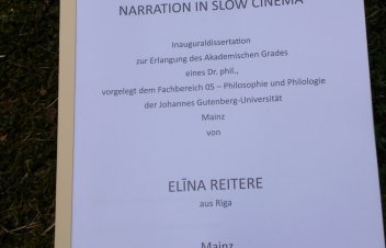 Elīna Reitere aizstāv doktora disertāciju