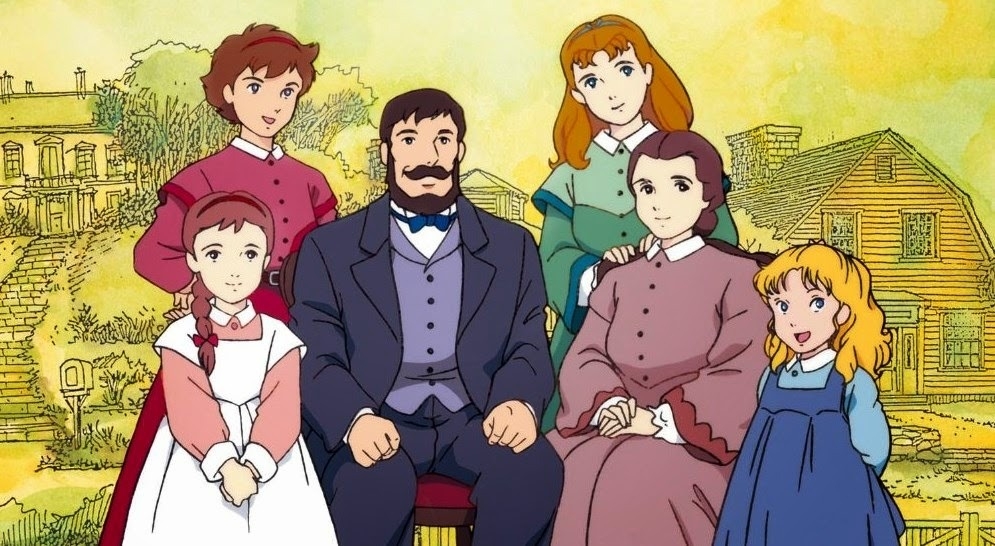 "Mazās sievietes" japāņu animācijas seriāla versijā (1981)