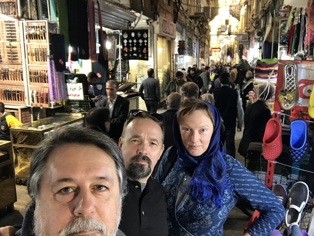 Vitālijs Manskis, Uldis Cekulis un Kristīne Briede Teherānā