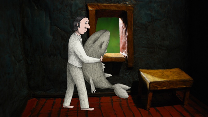 Kadrs no filmas "Akmeņi manās kabatās" (2014)