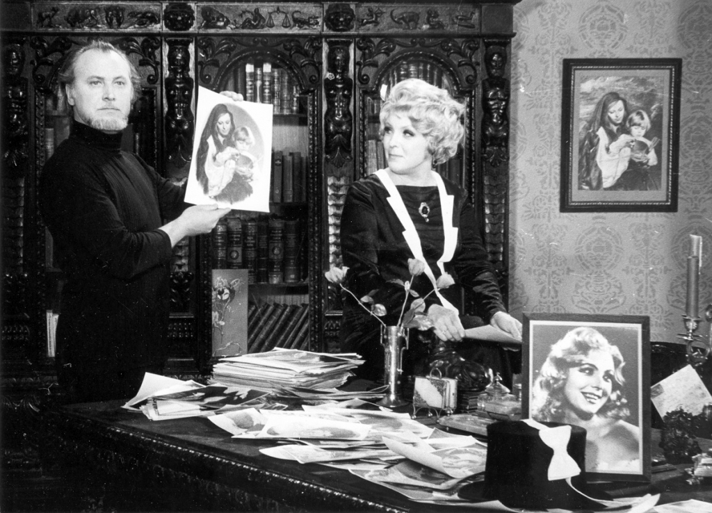 Režisors Jānis Streičs un aktrise Vija Artmane filmā "Teātris" (1978)