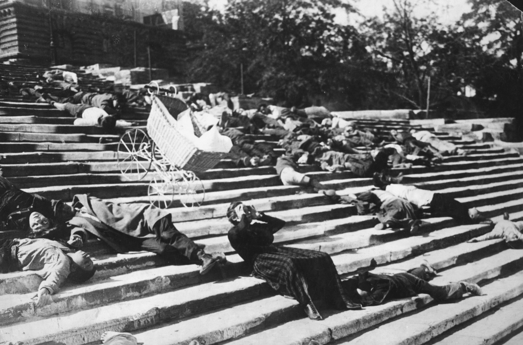 Kadrs no filmas "Bruņukuģis "Potjomkin"" (1925)
