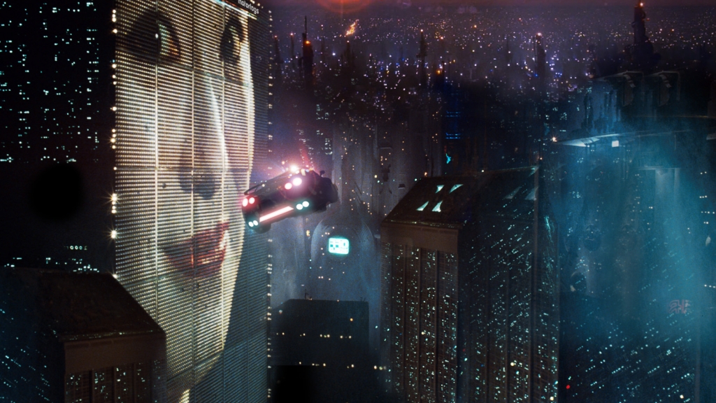 Kadrs no filmas "Blade Runner" (1982)
