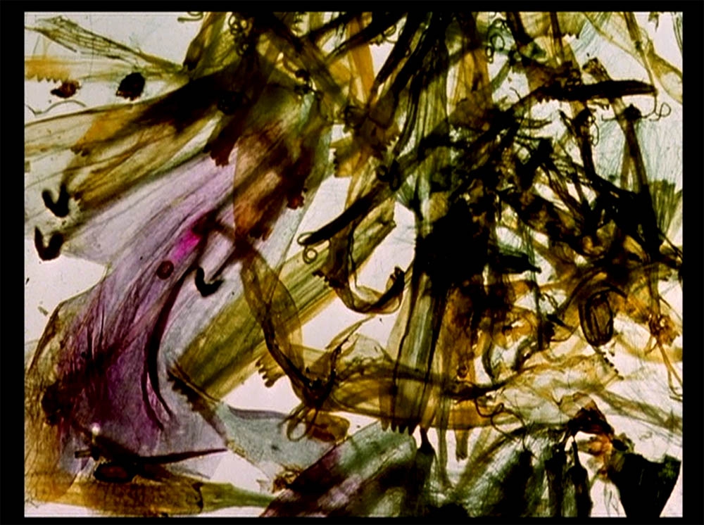 Kadrs no Stena Brekedža filmas "Pasaulīgo baudu dārzs / The Garden of Earthly Delights" (1981)