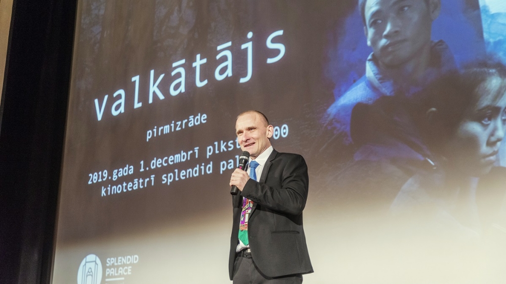 Režisors Ivars Zviedris filmas pirmizrādē kinoteātrī "Splendid Palace" 2019. gada 1. decembrī