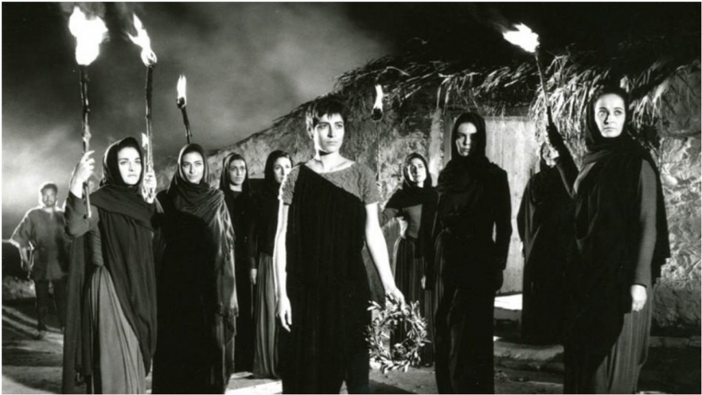 Kadrs no filmas "Elektra" (1962)