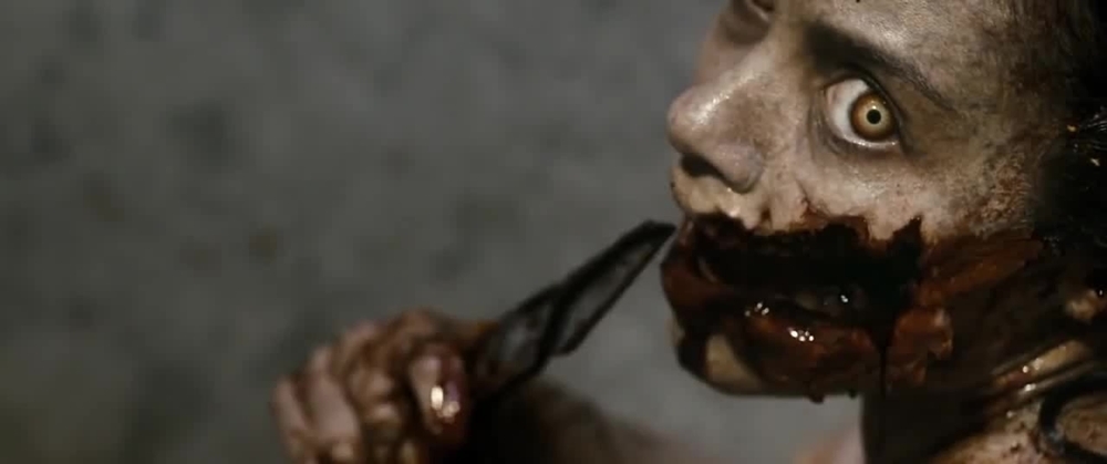 Kadrs no filmas "Ļaunie miroņi/The Evil Dead" (1981)