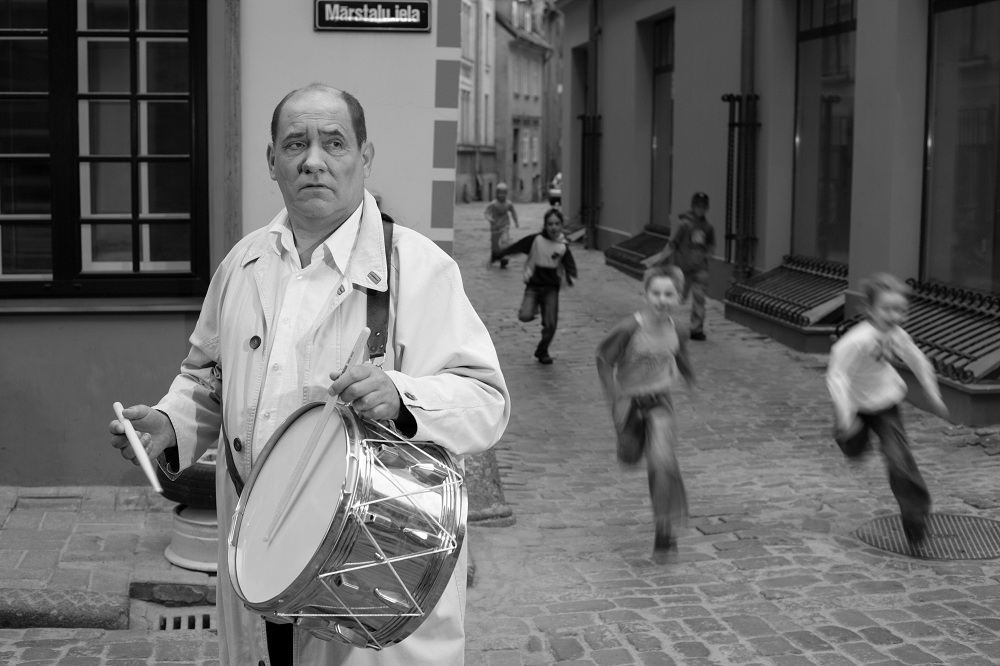 2006. gads, Augusts Sukuts grimēts kā Luiss Bunjuels. Foto: Jānis Deinats