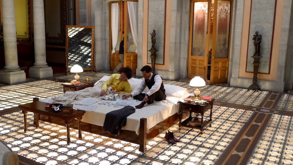 Kadrs no Pītera Grineveja filmas "Eizenšteins Guanahuato" (2014)