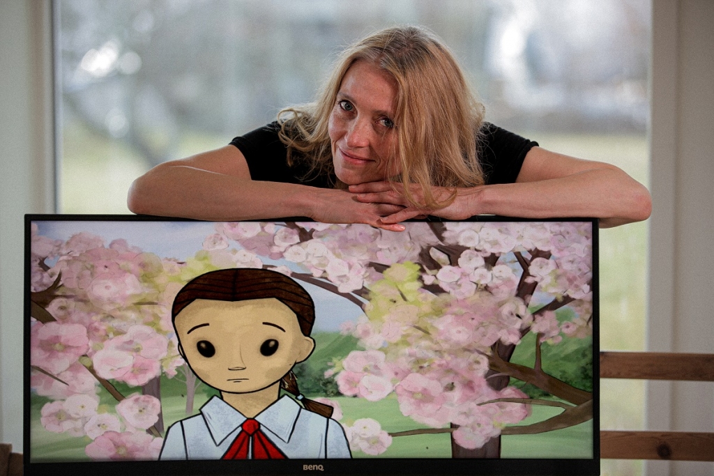 Režisore Ilze Burkovska-Jakobsena. Publicitātes foto no studijas "Ego Media"