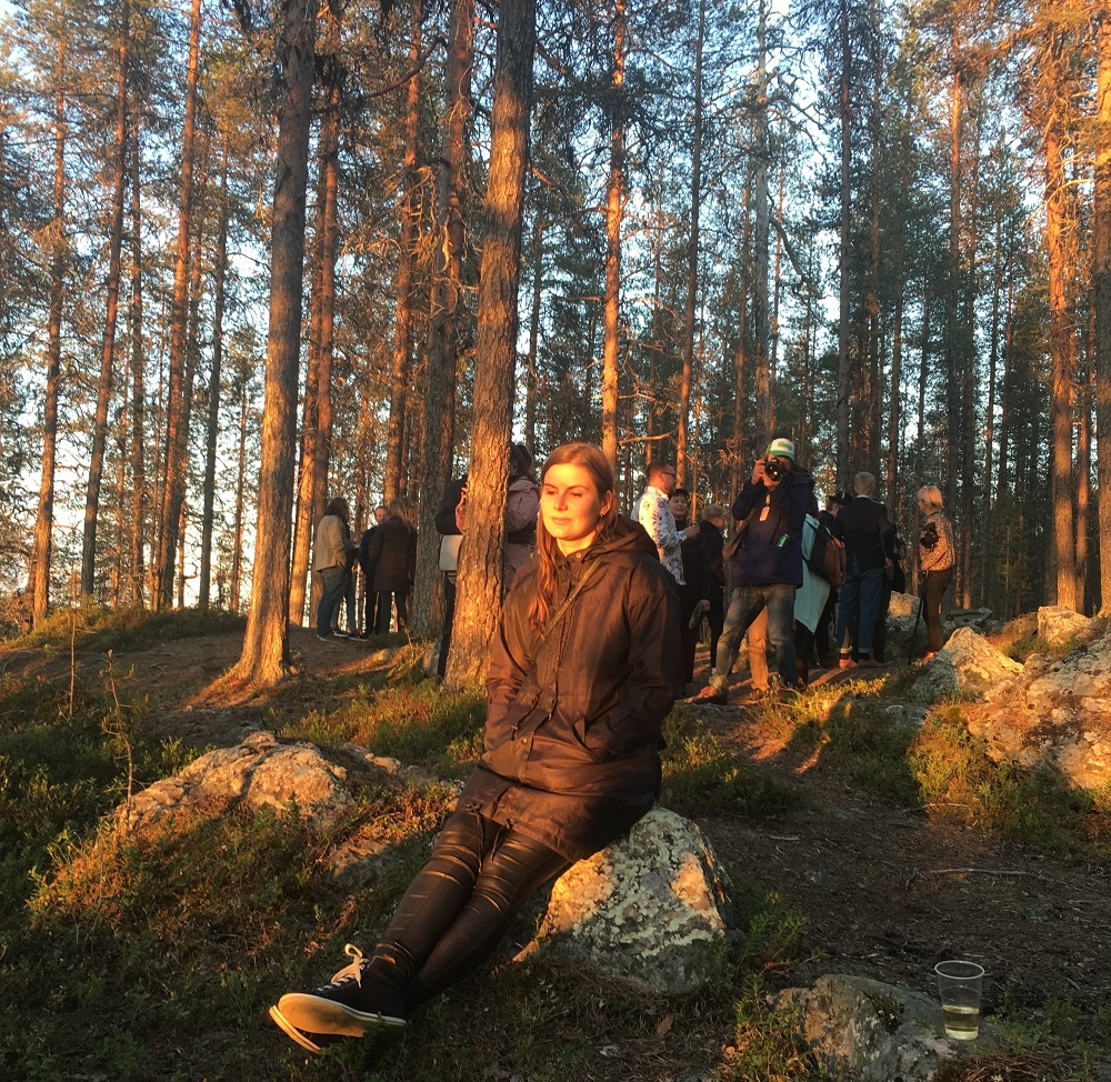 Raksta autore Sonora Broka Sodankulas pusnaktī