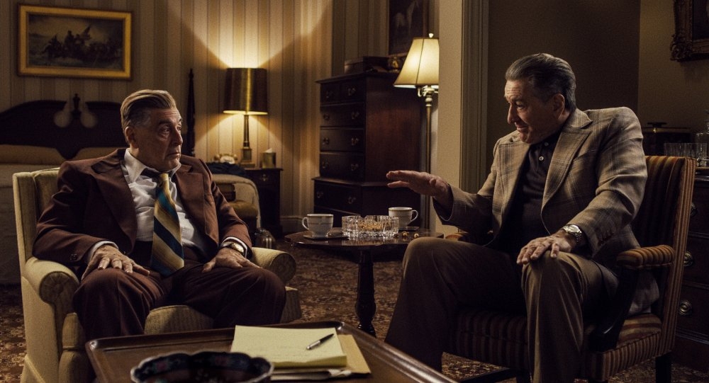 Roberts de Niro un Als Pačino filmā "īrs / The Irishman" (2019)