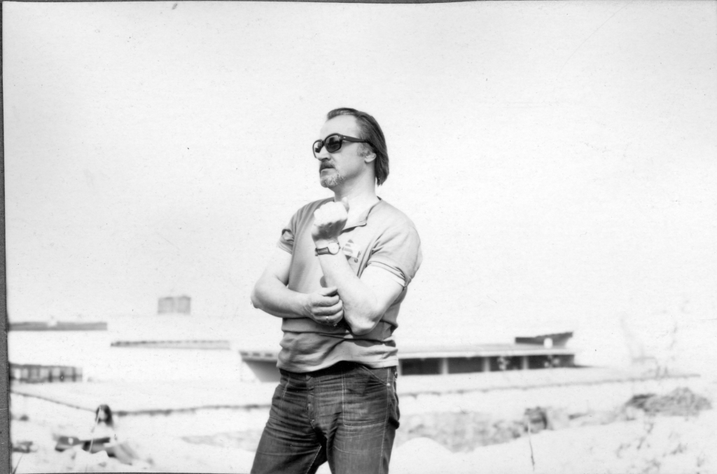 Jānis Streičs 1975. gadā, filmas tapšanas laikā