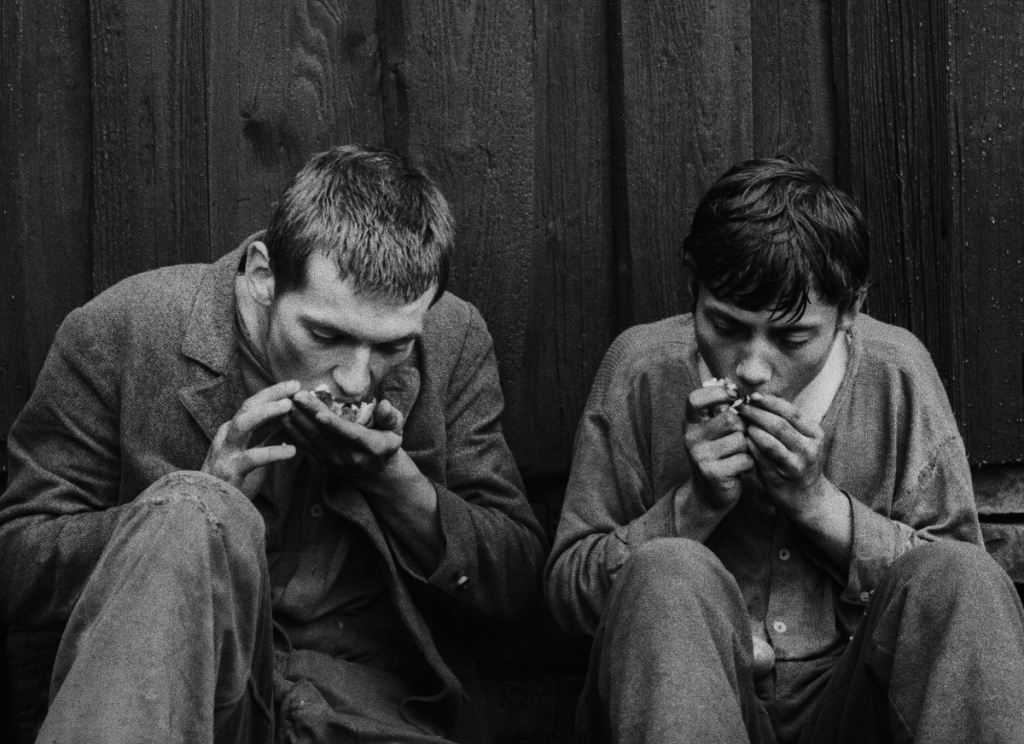 Kadrs no filmas "Nakts dimanti" (1964)