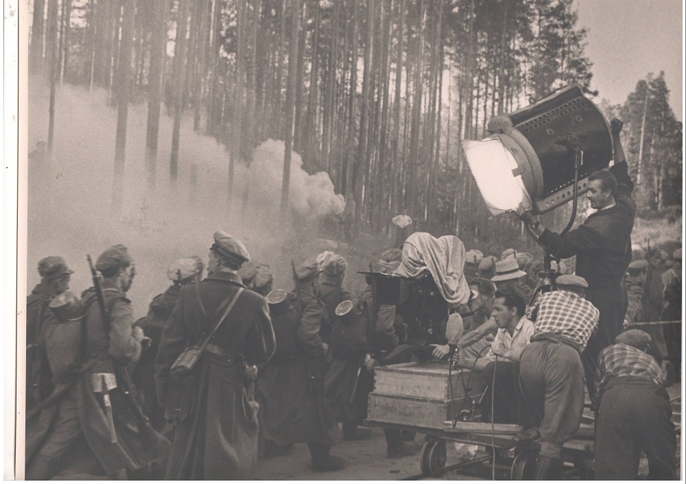 Pāvela Armanda filmas "Latviešu strēlnieka stāsts" uzņemšana (1958)