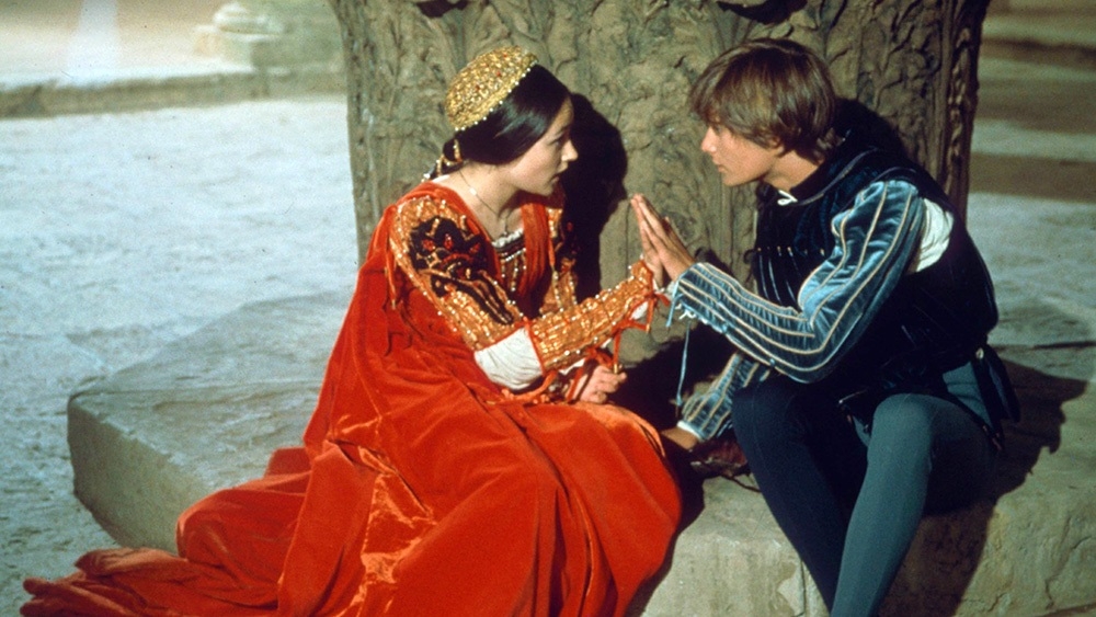 Kadrs no Franko Dzefirelli filmas "Romeo un Džuljeta" (1968)