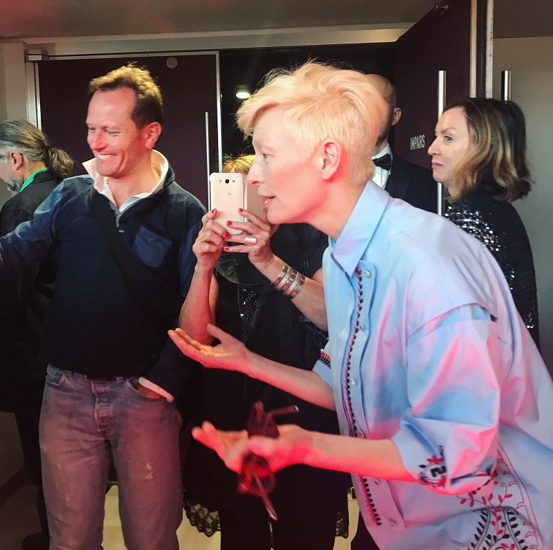 Tilda Svintone Kannās, Kristīnes Simsones fotogrāfijā
