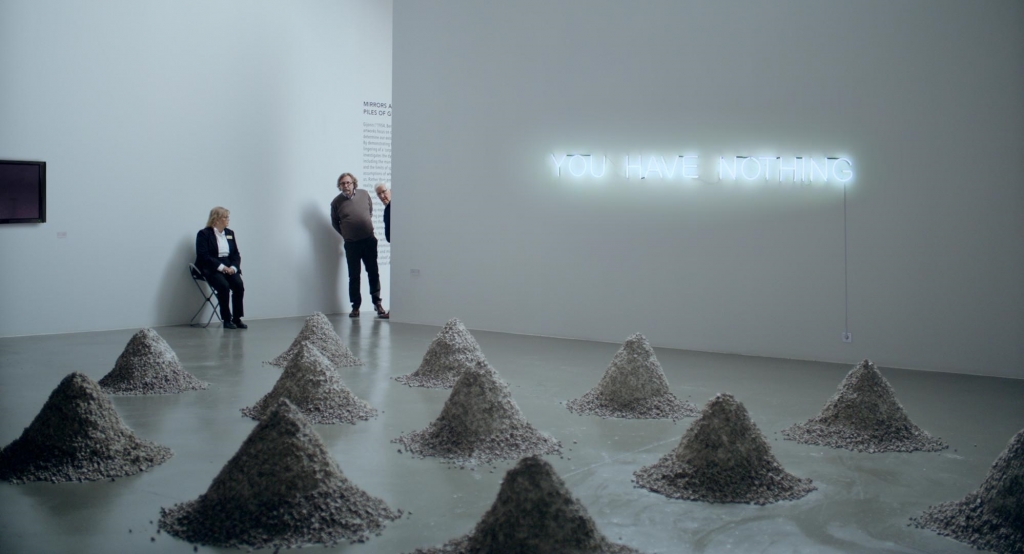Kadrs no Rubena Ostlunda filmas "The Square" (Kannu Zelta palmas zars 2017)