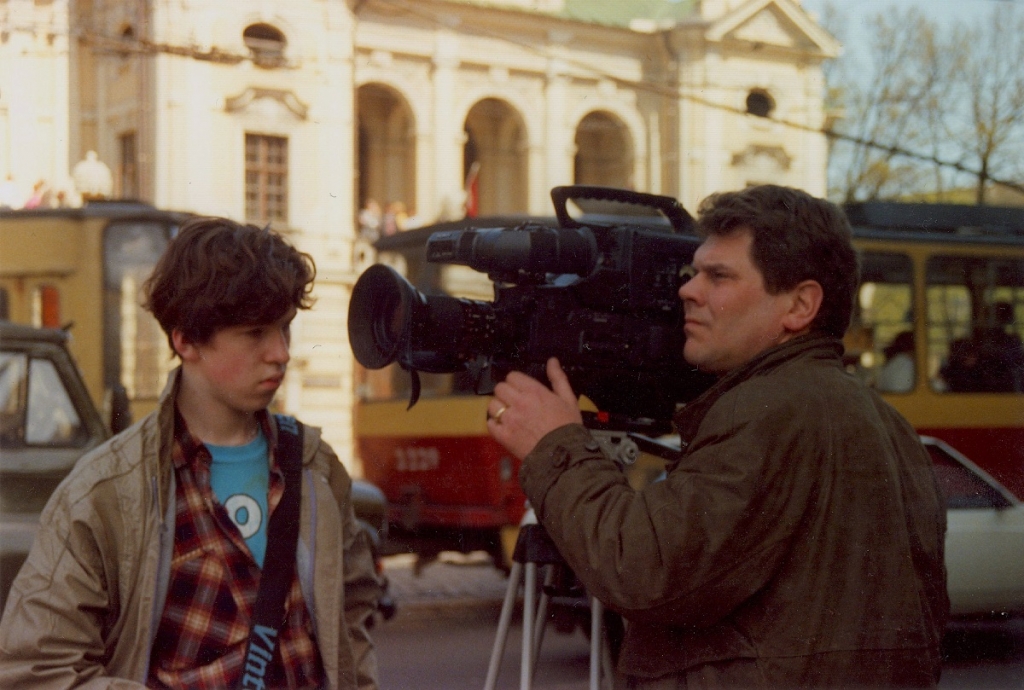 Roberts Vinovskis un Juris Podnieks 1992. gada 15. maijā